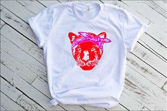 Panther Head bandana SVG Cutting Files 1030s Product Image 3
