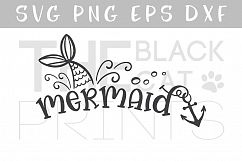 Mermaid SVG DXF PNG EPS Product Image 1