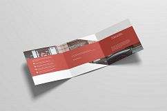 Square Trifold Brochure Mockup Product Image 2