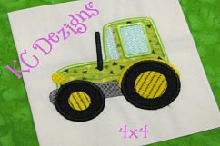 Tractor Machine Applique Embroidery Design Product Image 3