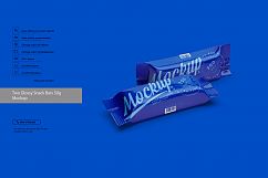 Two Glossy Snack Bars 50g Mockup Product Image 1