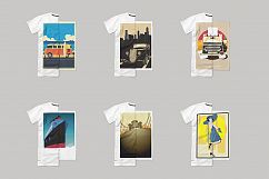 ArtDeco Poster T-shirt Set 2 Product Image 3