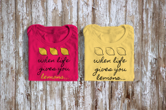 When Life Give You Lemons SVG File Cutting Template Product Image 2