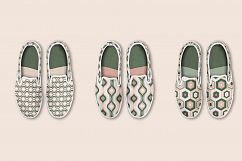 8 Seamless Retro Modern Patterns - Set 2 - Pink &amp; Green Product Image 4