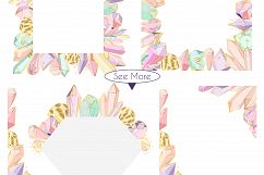 Magic Crystals - vector collection Product Image 9