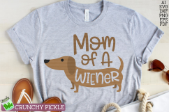 Mom of Wiener Dog Dachshund SVG Product Image 3