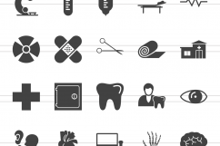 50 Medical Glyph Icons Product Image 2