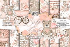 Baby Girl digital paper pack Product Image 1