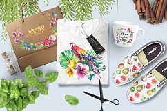 Tropical watercolor clipart Product Image 7