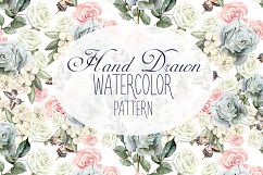 17 Hand Drawn Watercolor Pattern Product Image 6