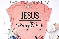 Jesus Over Everything SVG Product Image 1