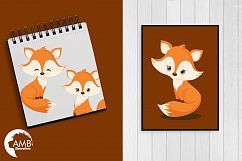 Den of Foxes clipart, graphics, illustrations AMB-1346 Product Image 5