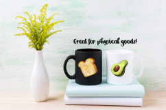 Watercolor Avocado Clipart Product Image 3