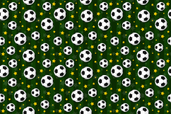 The seamless pattern on the football theme. Product Image 2