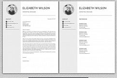Creative Resume Template, CV Template, Resume Template for Word with Cover Letter Product Image 7