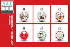 BUNDLE Christmas SVG - Ornament Designs KWDB01 Product Image 4