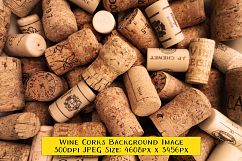 Old Wine Corks Texture Background Product Image 1