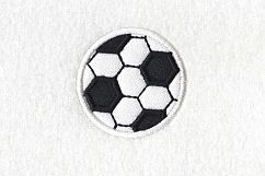 Soccer Ball Football Applique Machine Embroidery Design Product Image 4