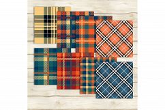 24 Princess Plaid Digital Papers, Tartan, Gingham, Check Product Image 7
