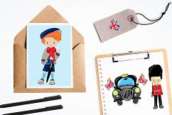 I Love London graphics and illustrations Product Image 4