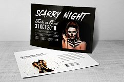Halloween Scary Night Postcard Product Image 2