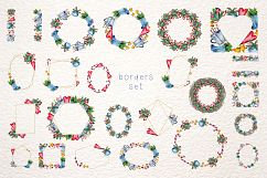 Winter holiday PNG watercolor set Product Image 3