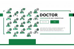 Medical Speciality Landing Header Vector Product Image 1