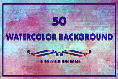 50 Watercolor Backgrounds Product Image 15