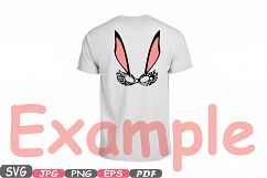 Easter Props Props Photo Booth Cutting Files svg Party Happy Easter SVG Bunny Mask easter rabbit props party decorations school tshirt -17p Product Image 2