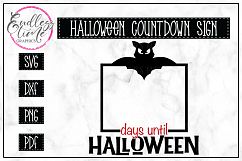 Halloween Countdown Sign SVG Product Image 1