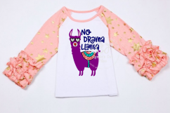 No Drama LLama// SVG/EPS/DXF File Product Image 1