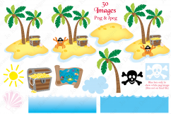 Pirate clipart, Pirate graphics &amp; illustrations, Pirate ship Product Image 3