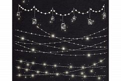 Christmas String Lights Clip Art Product Image 4