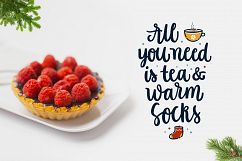 Winter Pleasures vector quote Product Image 10
