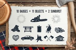 Lumberjack. Vintage Badges (part 1) Product Image 3