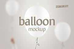 Balloon Mockup Product Image 4