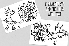 Reindeer Games: examples of B&amp;W SVG files with text