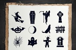 Halloween. 50 Hand Drawn Objects Product Image 5