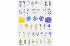 Watercolor flower design. Product Image 2