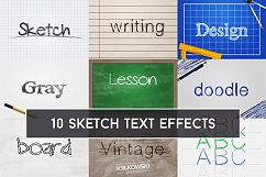 Sketch Text Effect Mockup Product Image 1