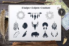 Wild at Heart. Native American Vintage Badges. Vol.2 Product Image 3