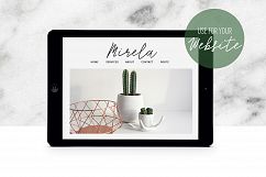 Frame &amp; mug mockup, minimal bronze &amp; cactus Product Image 4