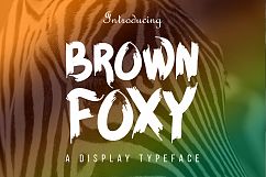 BROWN FOXY Typeface Product Image 1