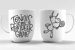 Reindeer Games: coffee mug idea mockup