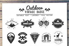 Outdoor Vintage Badge Product Image 1