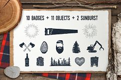 Lumberjack. Vintage Badges (part 2) Product Image 3