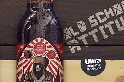 4 in 1 Slate Beer Mockup -30% OFF Product Image 6