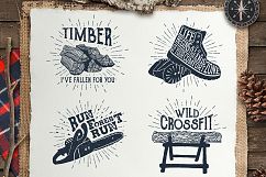 Lumberjack. Vintage Badges (part 1) Product Image 4