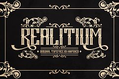 Realitium Font Product Image 1