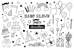 Hand drawn Kids Party doodles Product Image 2